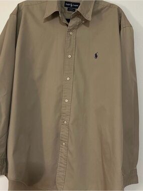 Polo by Ralph Lauren Button-Down Shirt  - Tan
